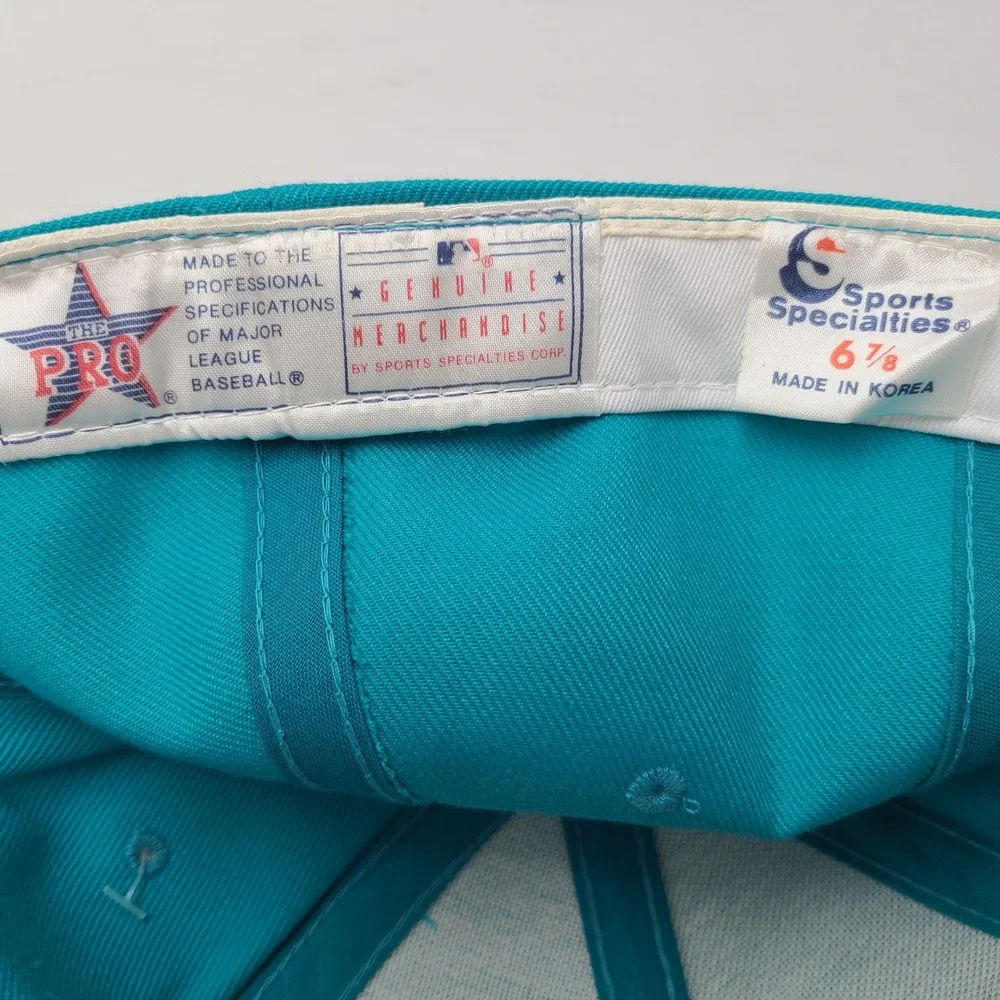 Vintage Florida Marlins Hat Fitted 6 7/8 Sports Specialties Blue MLB Wool Men